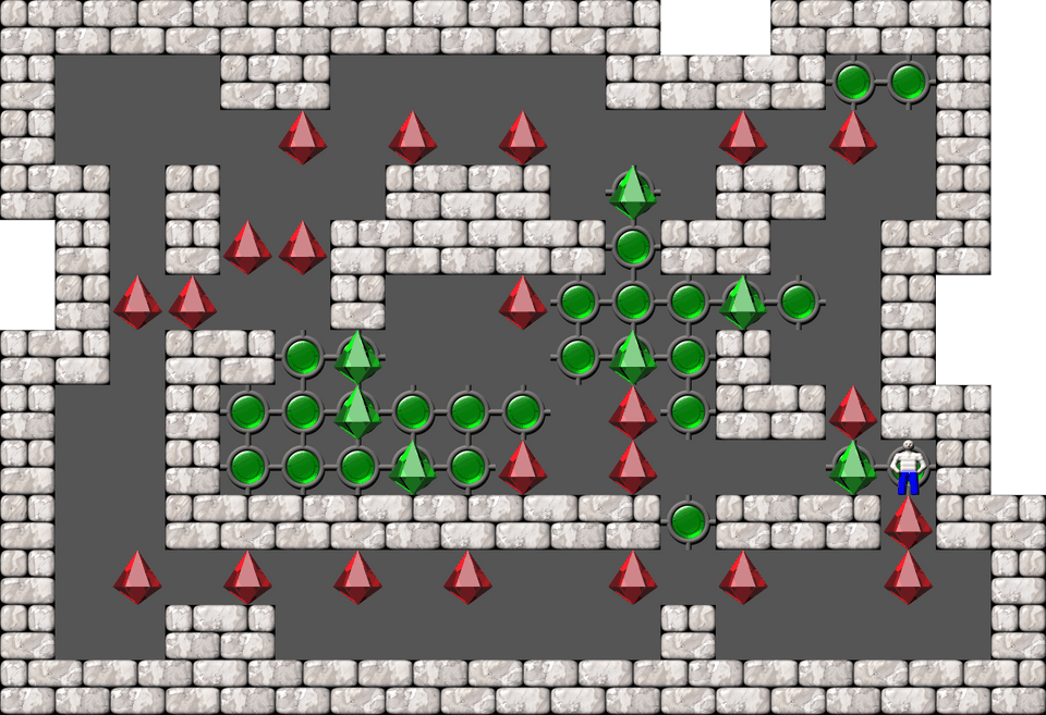 Sokoban Secundus gradus ad Olympo level 56